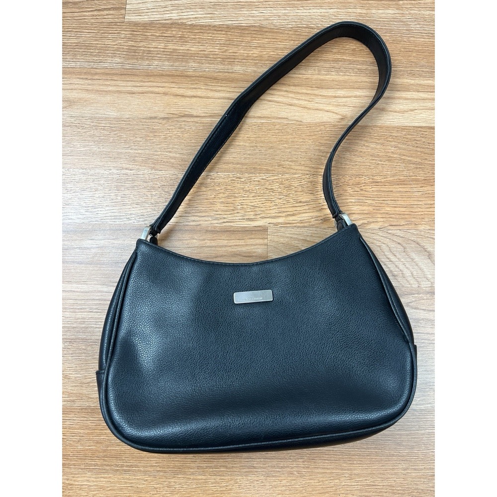 Liz Claiborne Y2K Black Purse Handbag Shoulder Bag- Lots‎ of Compartments